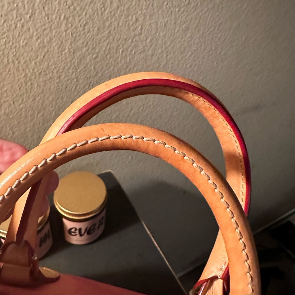 Dooney and Bourke bubblegum pink (no strap) there are spots here and there l@@k! - Picture 5 of 13